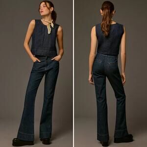 Anthropologie Pilcro Clean Rinse High Rise Flare Leg Jeans Size 27